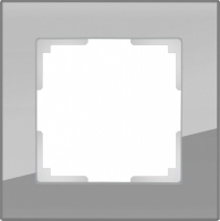 WERKEL FAVORIT Рамка на 1 пост (серый, стекло) WL01-Frame-01