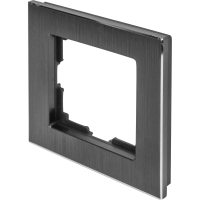 WERKEL Aluminium Рамка на 1 пост (черный алюминий) WL11-Frame-01