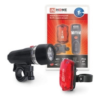 Фонарь IN HOME велосипедный BL01 5LED 3реж/7реж