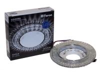 Светильник Feron GX53 CD4020 прозрачный хром с подсветкой