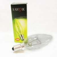 Лампа накаливания Favor E14 40W B36 свеча прозрачная (Калашников)