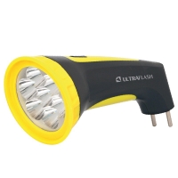 Фонарь Ultra Flesh 3807М 7LED (черн/желт, пластик,аккум)