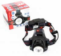 Фонарь Ultra Flesh E1336  1св/д 3,7W 4 реж, металл/черный
