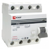 УЗО 4п 40А 30мА AC ВД-100 (электромех.) EKF PROxima
