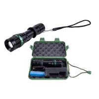 Фонарь Ultra Flesh E142 3W (1x18650 1.2Ah или 3xR03) 1св/д 3W(250lm),черн/металл,3 реж,фокус,бок