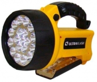 Фонарь Ultra Flesh LED3712 желт/пластик авто,ЗУпрожектор 