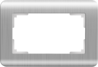 WERKEL Stream Рамка для двойной розетки (серебряный) WL12-Frame-01-DBL