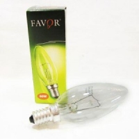 Лампа накаливания Favor B36 E14 40W свеча прозрачная (Калашников)