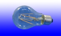 Лампа светодиодная Лисма E27  6Вт А60 филамент прозрачн. 4000К 630Лм