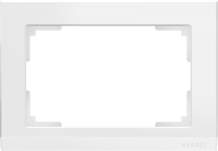 WERKEL STARK Рамка для двойной розетки (белый) WL04-Frame-01-DBL-white